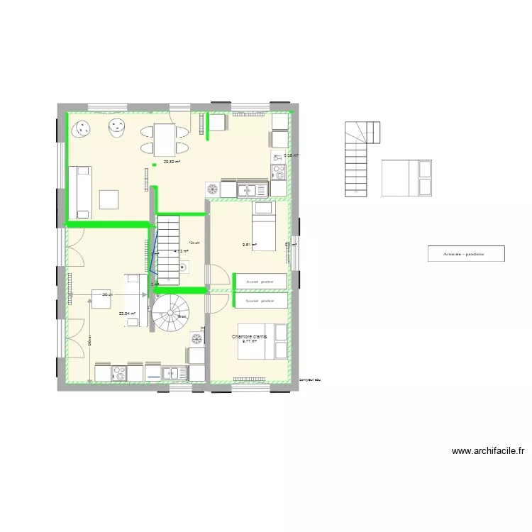 appart arlac plan maison mitoyenne. Plan de 