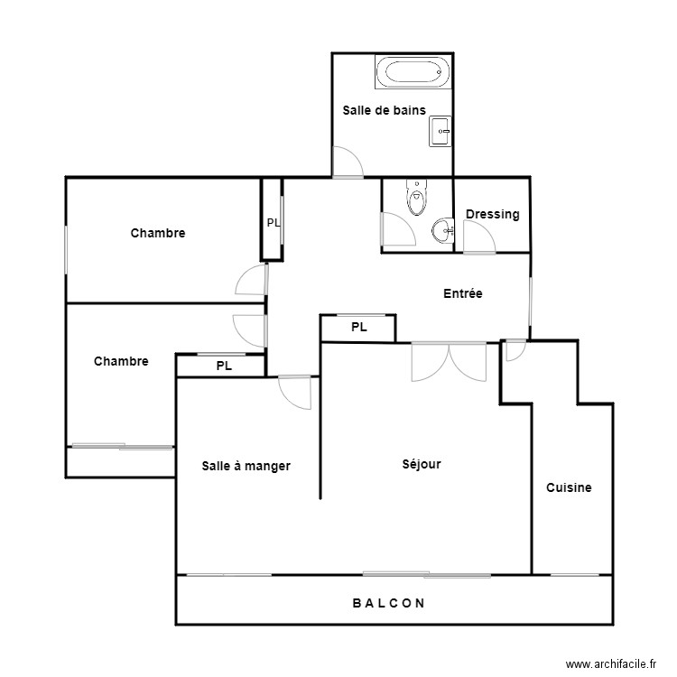 PLAN ACTUEL TURLOTTE. Plan de 0 pièce et 0 m2