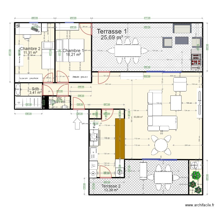 Talabo Plazza Dernier etage. Plan de 0 pièce et 0 m2