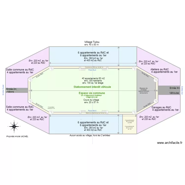Immeuble Village 04. Plan de Immeuble Village 04. Plan de