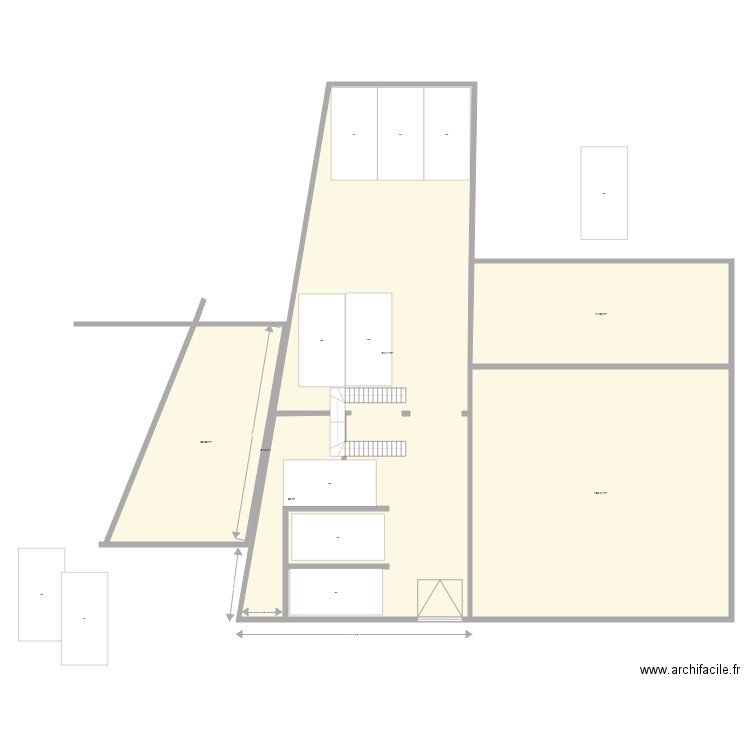 CHAVENAY Projet surélévation BOX Br 2. Plan de 0 pièce et 0 m2