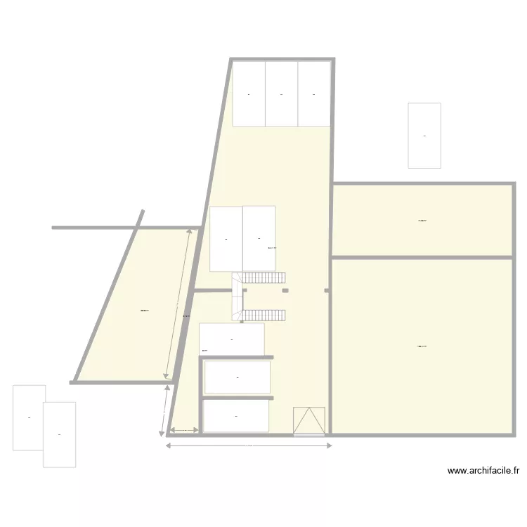 CHAVENAY Projet sur&eacute;l&eacute;vation BOX Br 2. Plan de 