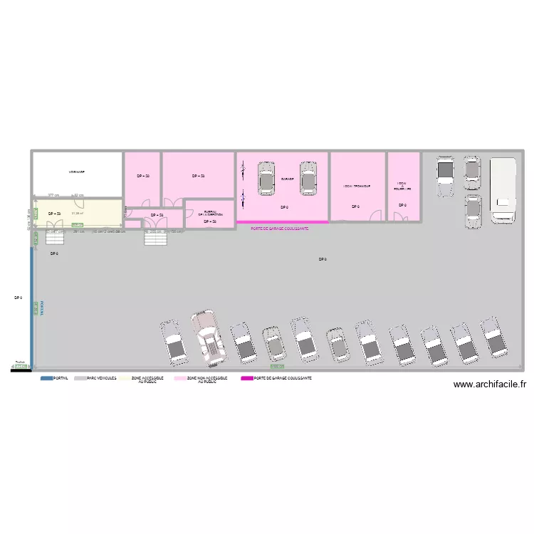 SOMELAC-HERTZ SAUMUR AVANT TRAVAUX. Plan de 