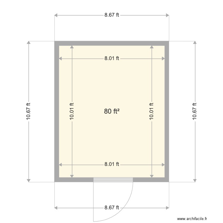 Terracon. Plan de 0 pièce et 0 m2