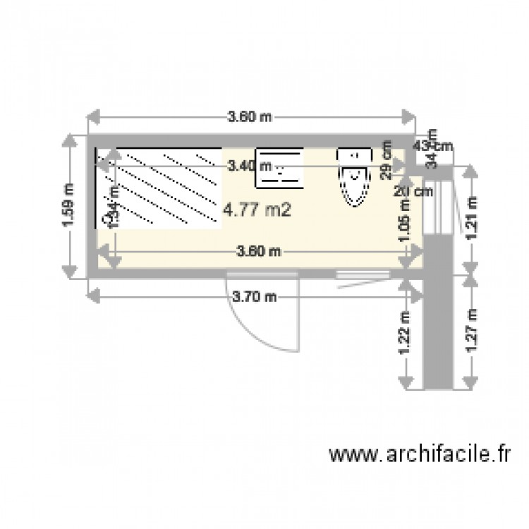 plan RONDY PROJET. Plan de 0 pièce et 0 m2