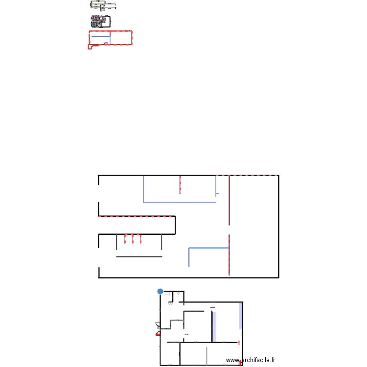 LPLA. Plan de 16 pièces et 198 m2