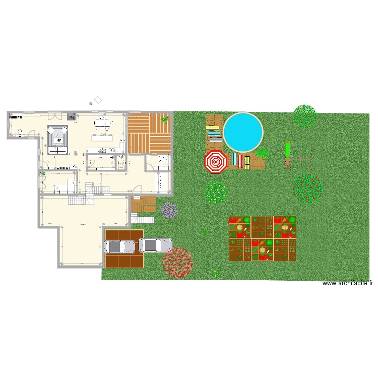 Maison Thyez 6C. Plan de 0 pièce et 0 m2
