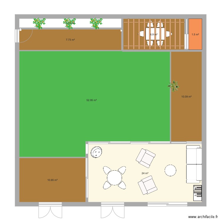 Maison Perigny V3. Plan de 0 pièce et 0 m2