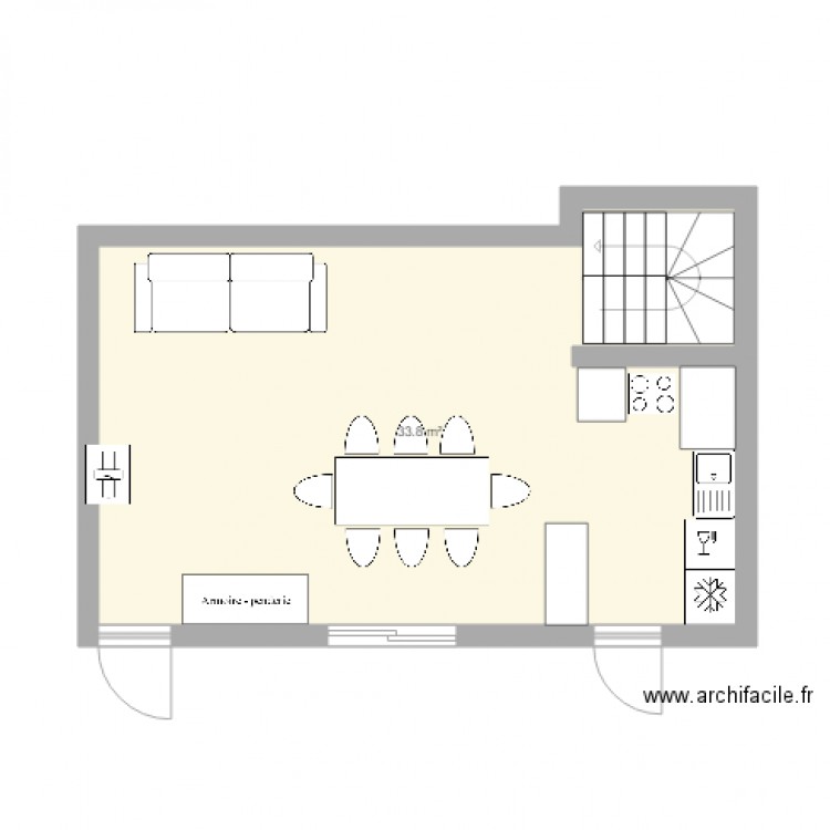 piece 1. Plan de 0 pièce et 0 m2