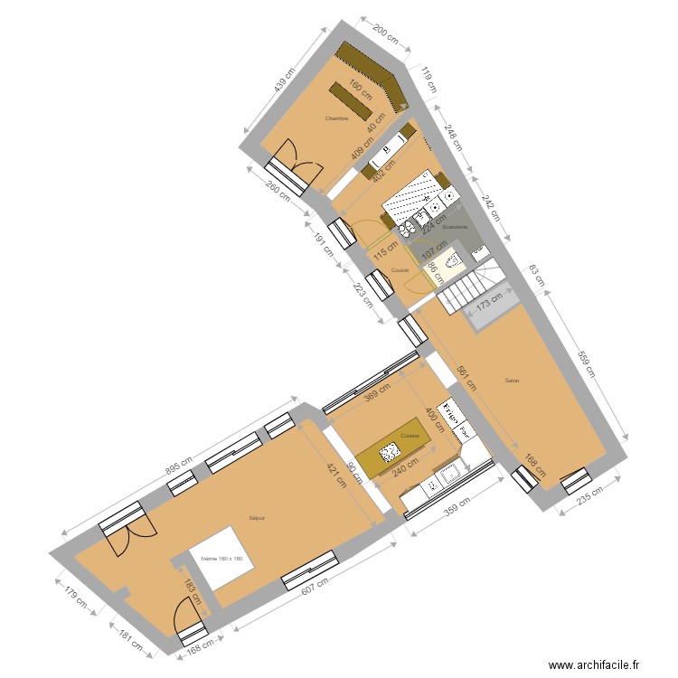 Plan chauffage Lesquin. Plan de 0 pièce et 0 m2