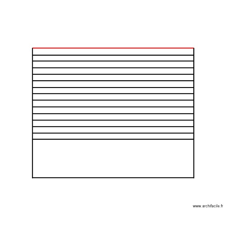 Façade sud abri de jardin. Plan de 0 pièce et 0 m2