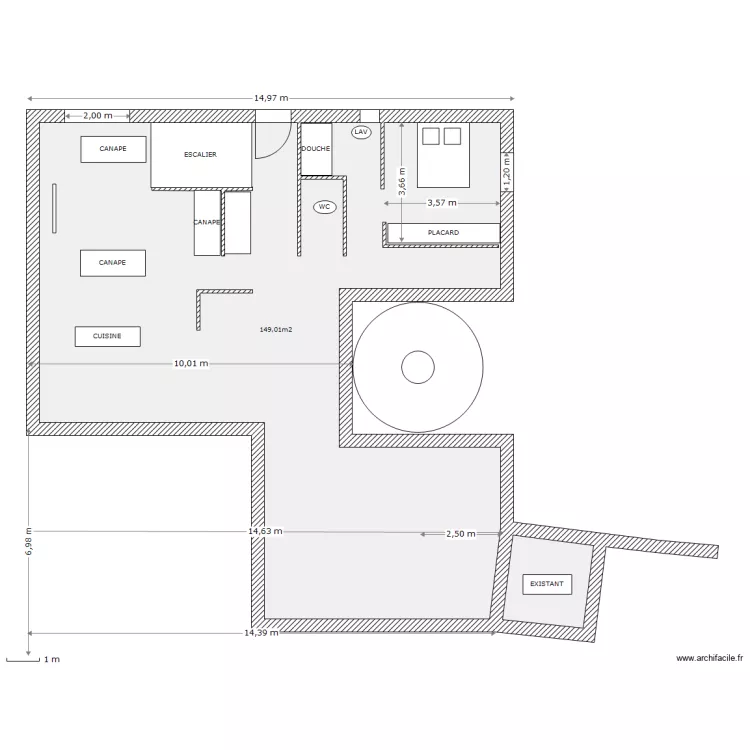 LA COURONNE V7. Plan de 