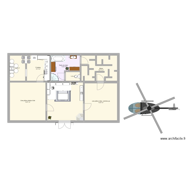 Ma Maison. Plan de 0 pièce et 0 m2