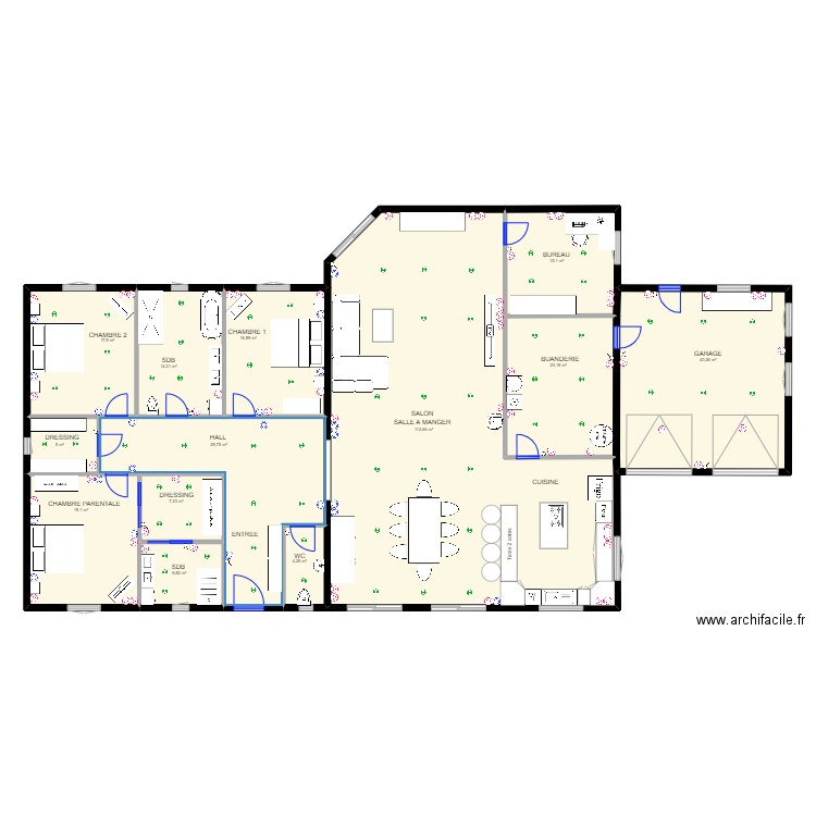 Nouvelle maison. Plan de 0 pièce et 0 m2