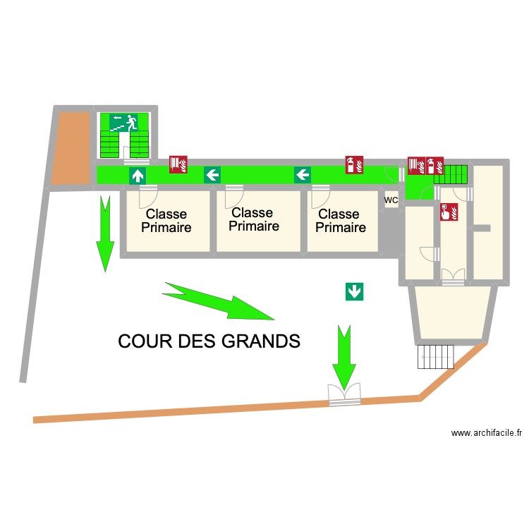 Saint servais B 2eme. Plan de 13 pièces et 78 m2