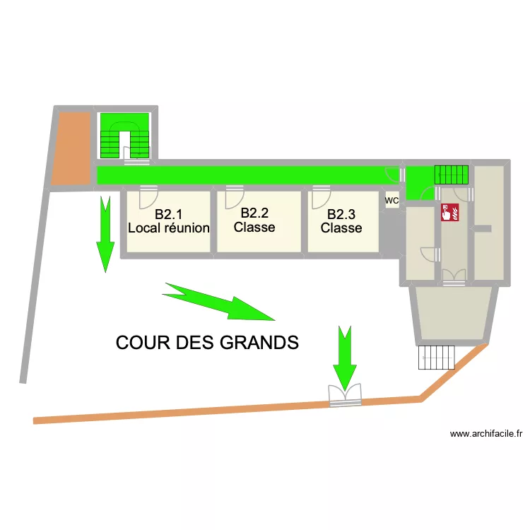 Saint servais B 2eme. Plan de 