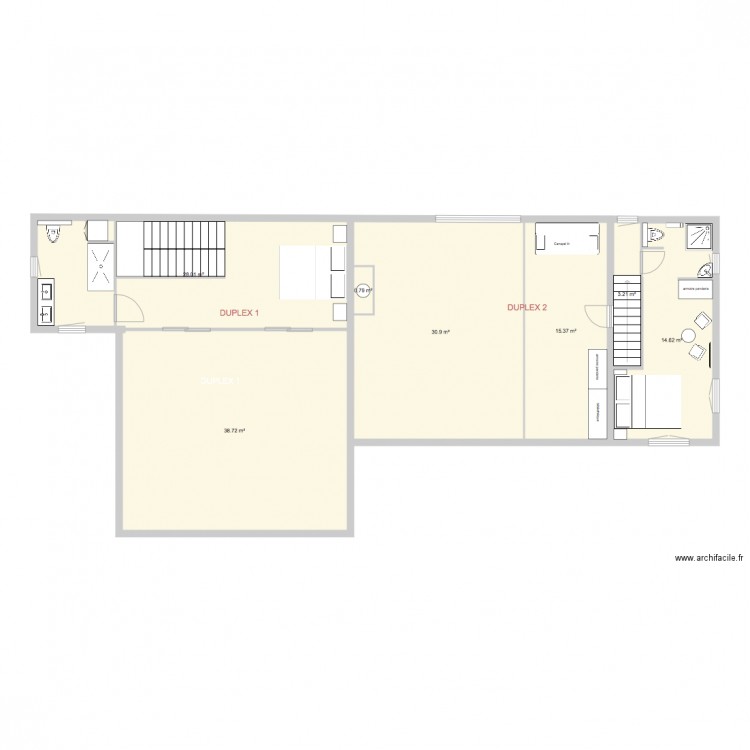 ST LEGIER RDC. Plan de 0 pièce et 0 m2