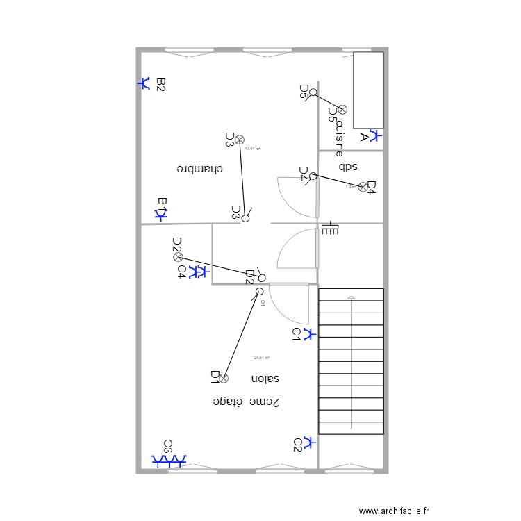 Arif 145 2eme. Plan de 0 pièce et 0 m2