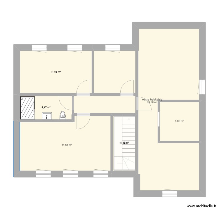 dehogne. Plan de 11 pièces et 170 m2