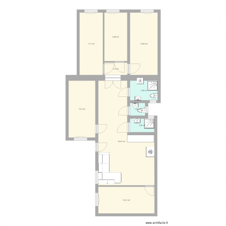 Appartement visite du 30 Mars REALITE. Plan de 0 pièce et 0 m2