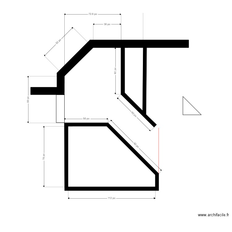 karine. Plan de 0 pièce et 0 m2