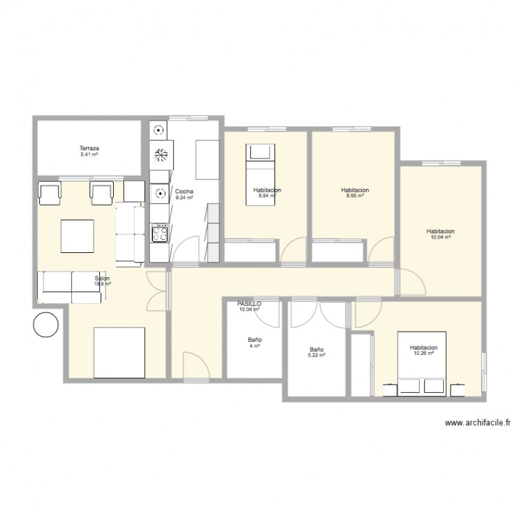 CR9 1 1 A. Plan de 0 pièce et 0 m2