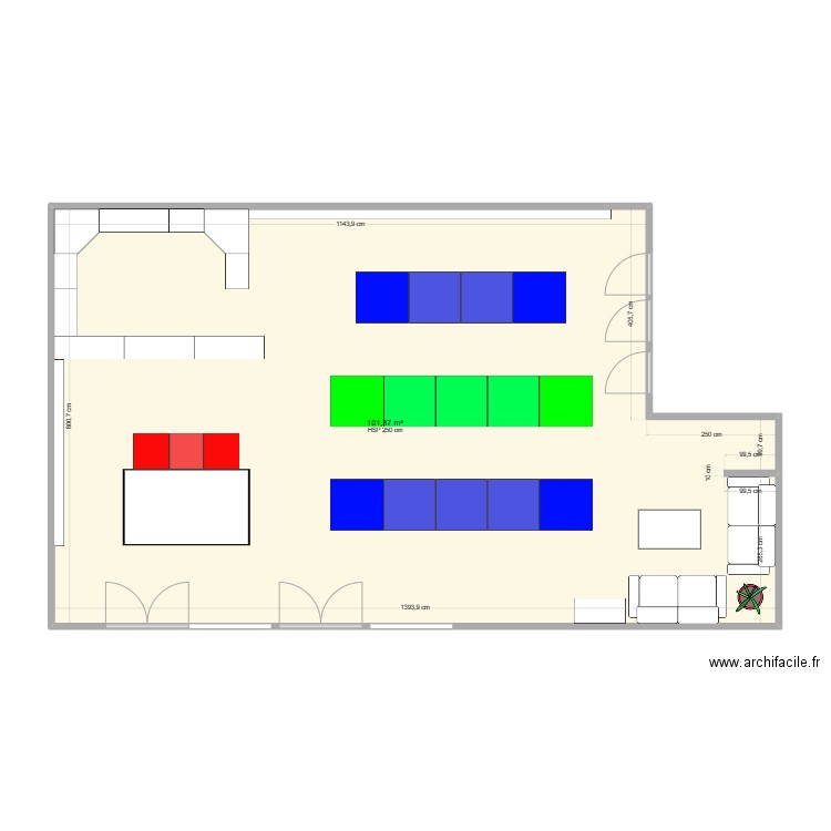 magazin 2. Plan de 0 pièce et 0 m2