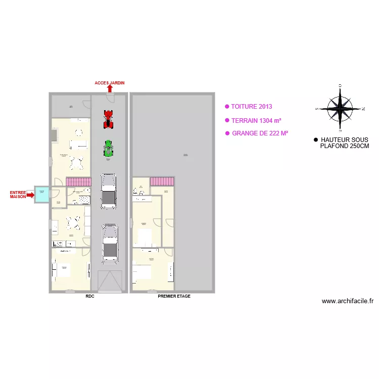 Lachassagne. Plan de Lachassagne. Plan de