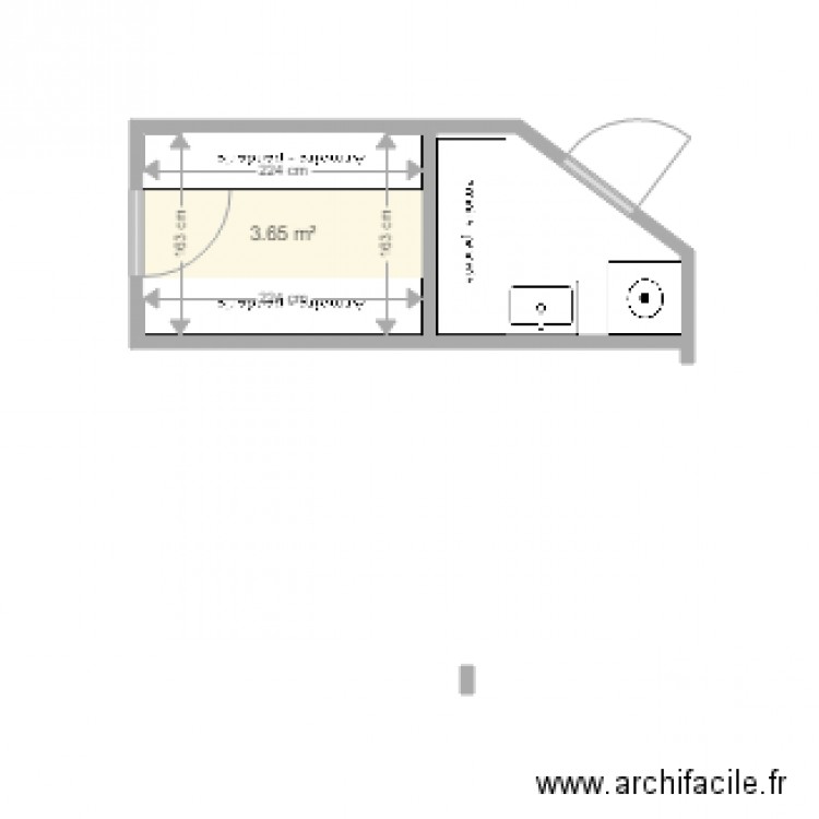 Salle De bain 4. Plan de 0 pièce et 0 m2