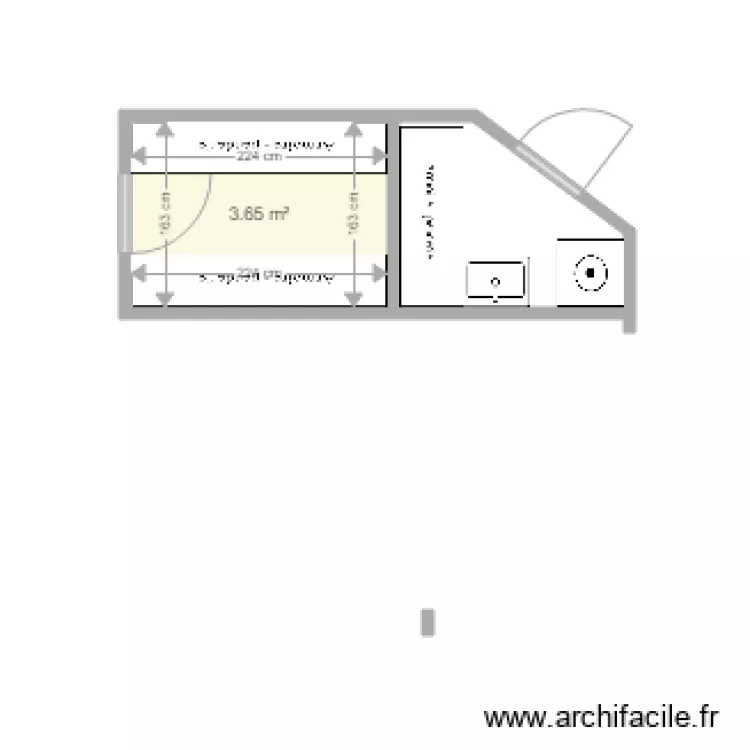 Salle De bain 4. Plan de 