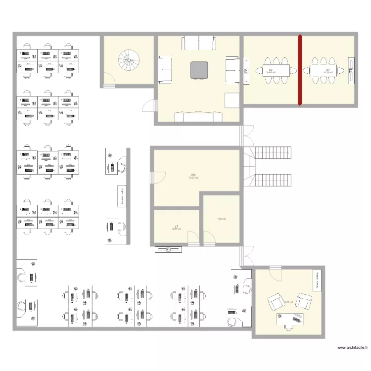 Nouveau site P2. Plan de 