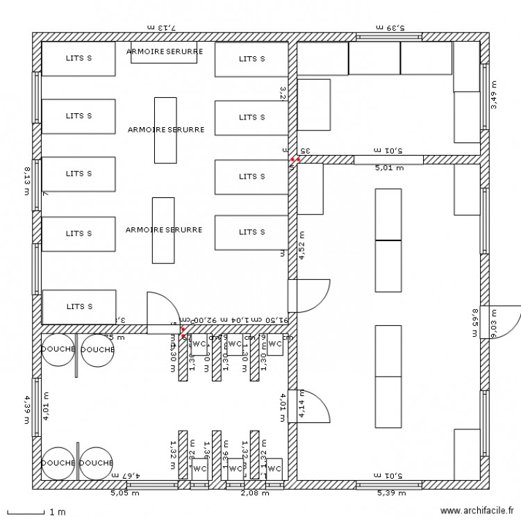 REFU. Plan de 0 pièce et 0 m2