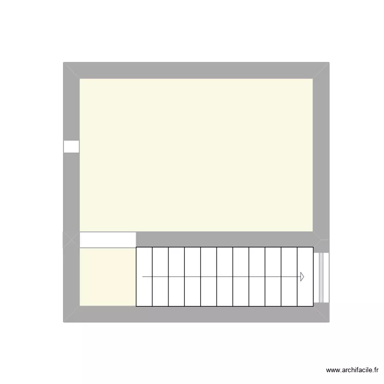 Henaux. Plan de 2 Pièces et 13 m² Henaux. Plan de 2 Pièces et 13 m²