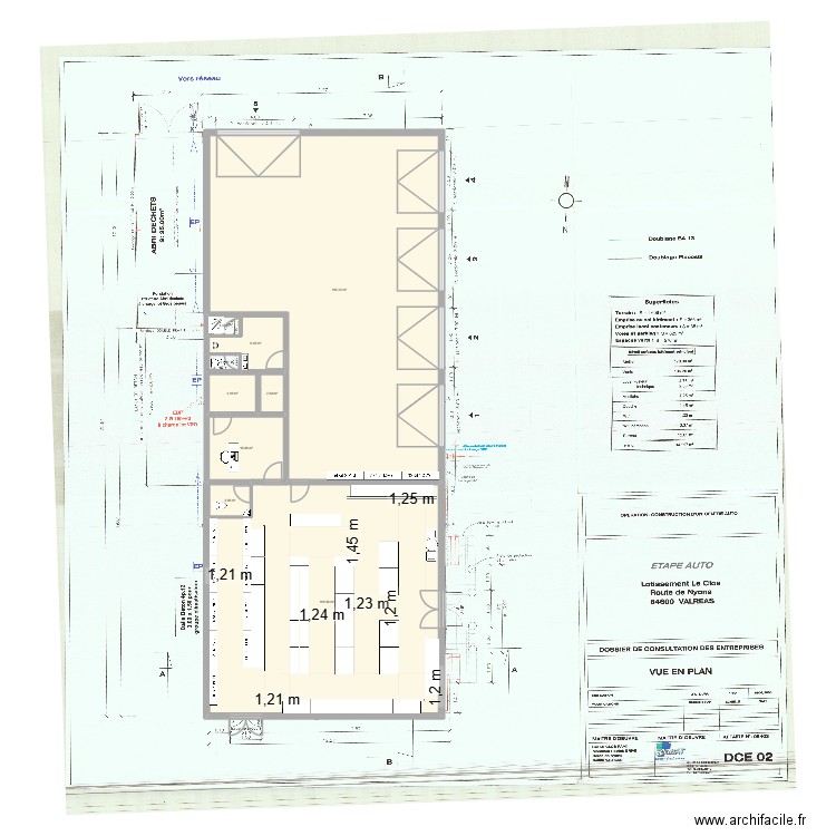 VALREAS V2. Plan de 9 pièces et 300 m2