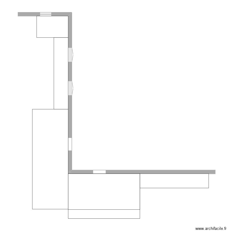 Projet terrasse. Plan de 0 pièce et 0 m2
