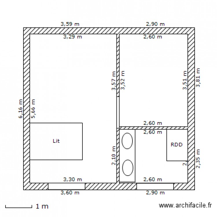 Fleury rehaussement complet. Plan de 0 pièce et 0 m2