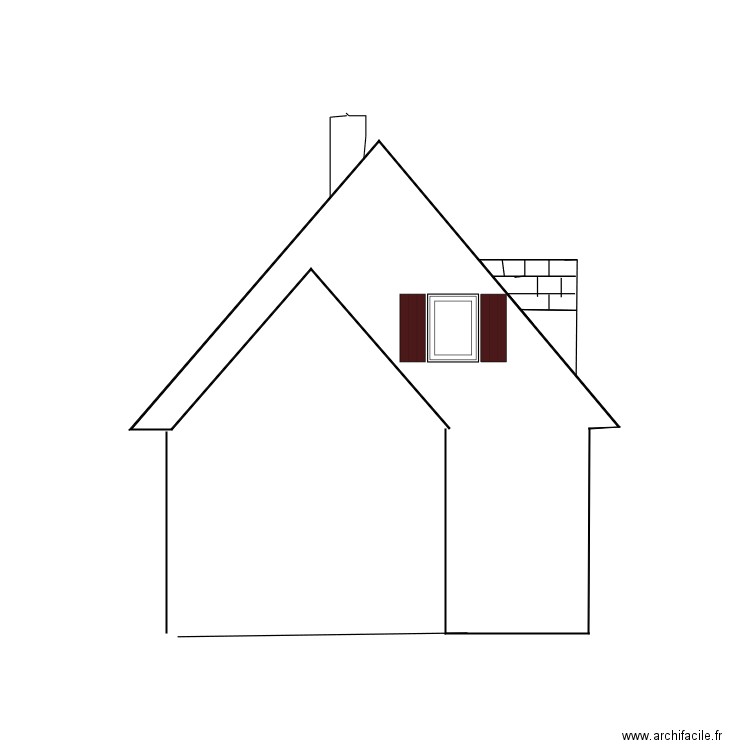 coupe a a. Plan de 0 pièce et 0 m2