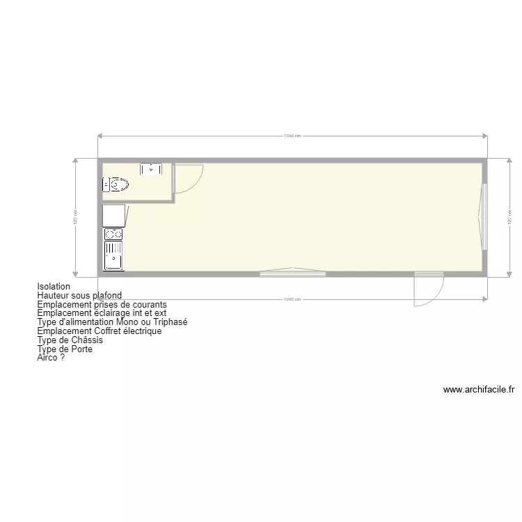 Kerkhove. Plan de 