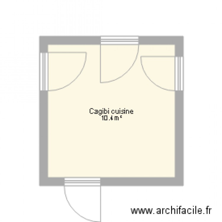 Cagibi. Plan de 0 pièce et 0 m2