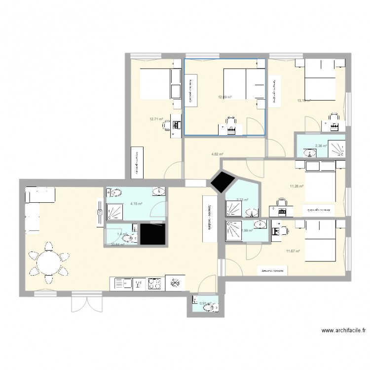 Hernád utca 8 AMENAGEMENT. Plan de 0 pièce et 0 m2