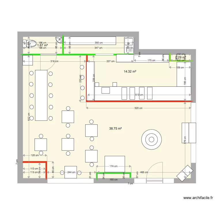 magasin yoan1. Plan de 
