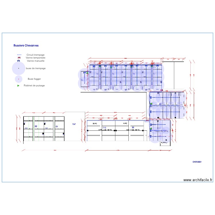 chevannes trempage. Plan de 0 pièce et 0 m2