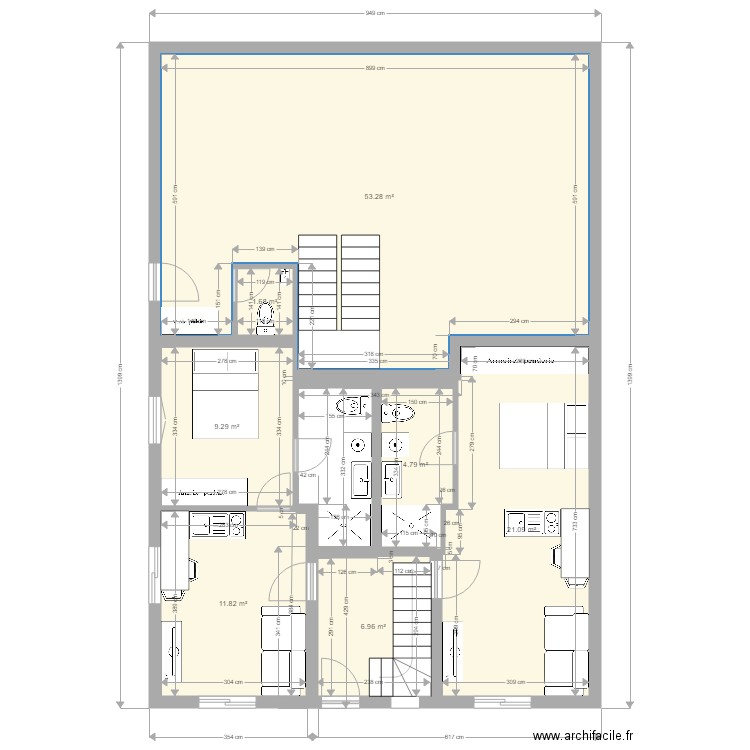 5 av. Plan de 0 pièce et 0 m2