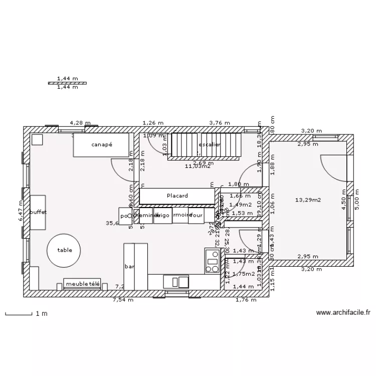 MAISON 2. Plan de 