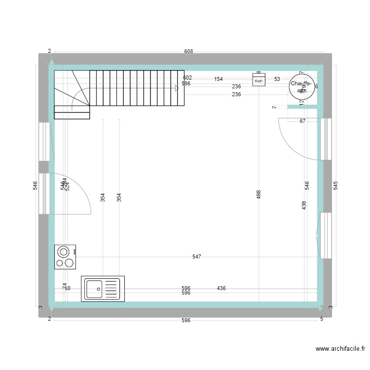 rdc. Plan de 0 pièce et 0 m2