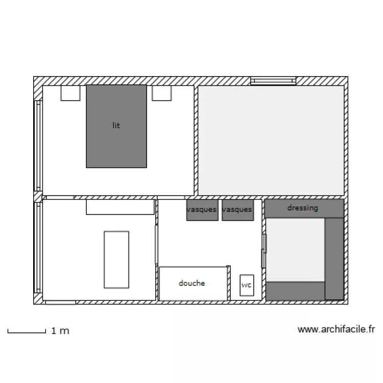 suite parentale sandrine. Plan de 