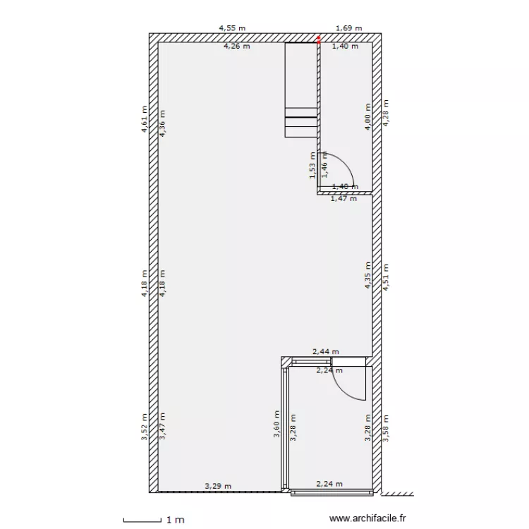 Maison RDJ. Plan de 