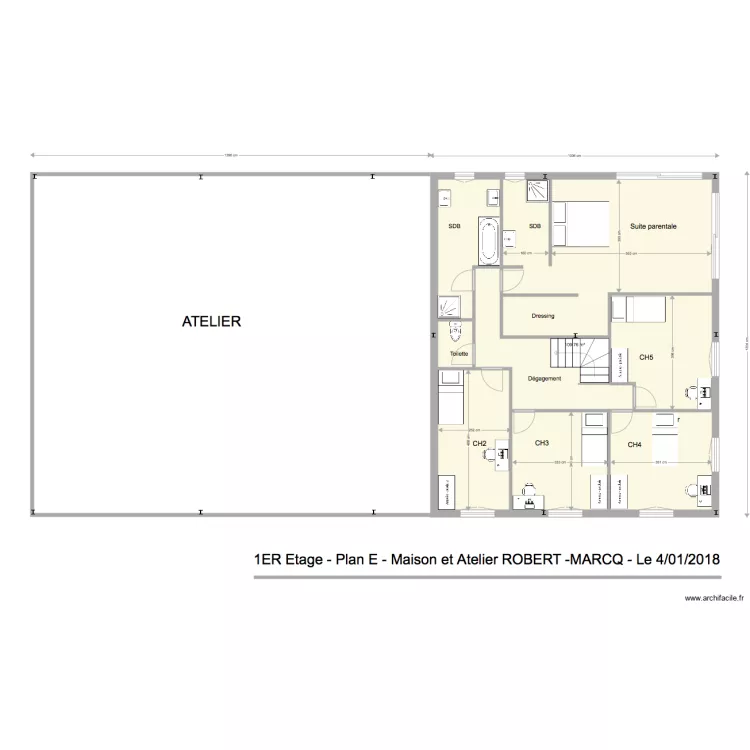 1er  Plan B ROBERT MARK. Plan de 