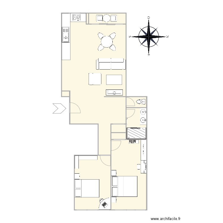 DAVID BAGNOLET. Plan de 0 pièce et 0 m2