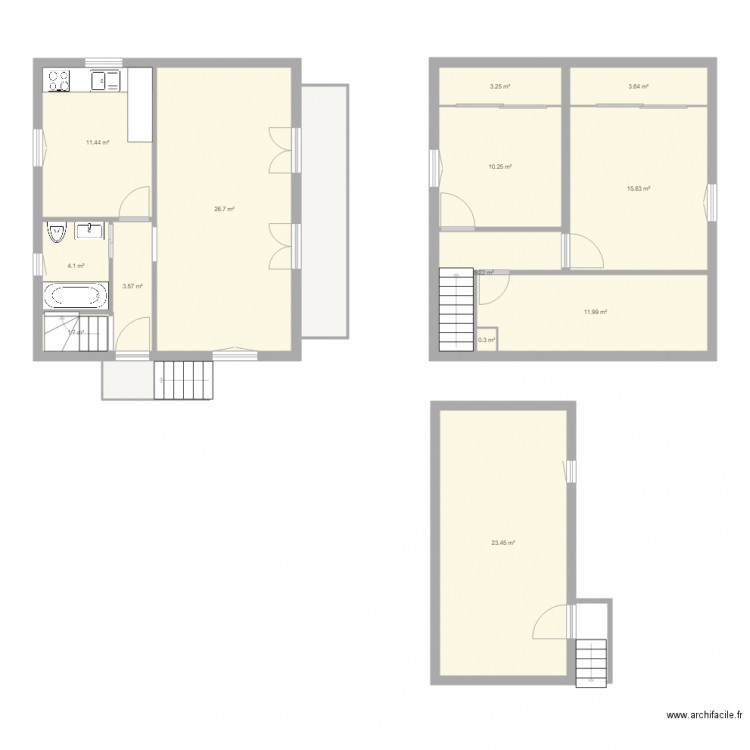 Maison Valais. Plan de 15 pièces et 132 m2